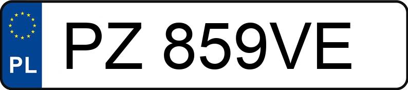 Numer rejestracyjny PZ 859VE posiada PEUGEOT 206 - PZ859VE Numer rejestracyjny PZ 859VE posiada PEUGEOT 206 - PZ859VE