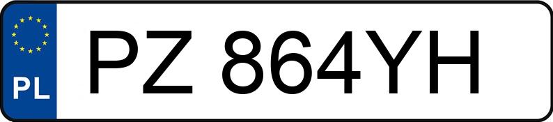 Numer rejestracyjny PZ 864YH posiada BMW 120D - PZ864YH