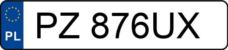 Numer rejestracyjny PZ 876UX posiada MERCEDES-BENZ GLS 400 MR`15 E6 X166 4Matic - PZ876UX