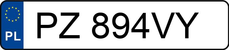 Numer rejestracyjny PZ 894VY posiada FIAT DUCATO 2.3 JTD - PZ894VY