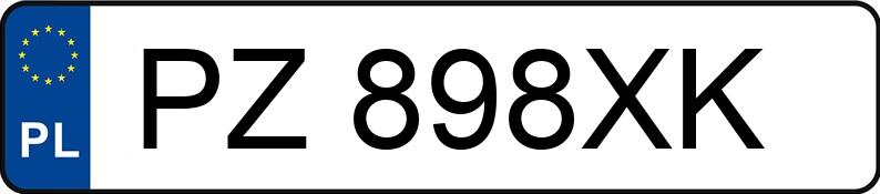 Numer rejestracyjny PZ 898XK posiada AUDI A6 - PZ898XK