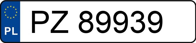 Numer rejestracyjny PZ 89939 posiada OPEL VECTRA SIGNUM - PZ89939