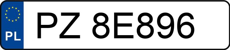 Numer rejestracyjny PZ 8E896 posiada VOLKSWAGEN POLO - PZ8E896 Numer rejestracyjny PZ 8E896 posiada VOLKSWAGEN POLO - PZ8E896