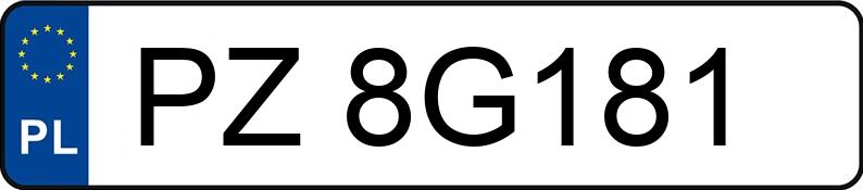 Numer rejestracyjny PZ 8G181 posiada SSANGYONG KORANDO - PZ8G181 Numer rejestracyjny PZ 8G181 posiada SSANGYONG KORANDO - PZ8G181