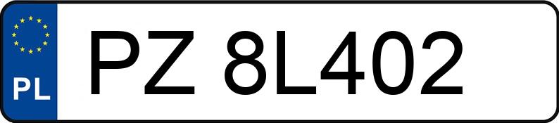 Numer rejestracyjny PZ 8L402 posiada BMW 428I GRAN COUPE - PZ8L402