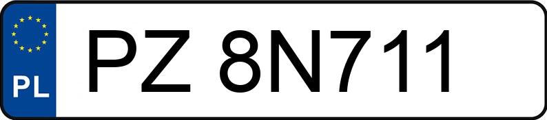 Numer rejestracyjny PZ 8N711 posiada SKODA OCTAVIA - PZ8N711