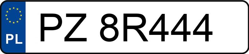 Numer rejestracyjny PZ 8R444 posiada MERCEDES-BENZ GLC 200 d MR`22 E6d X254 AMG 4Matic - PZ8R444