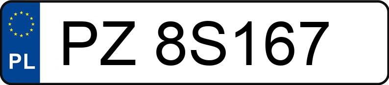 Numer rejestracyjny PZ 8S167 posiada SKODA KAMIQ - PZ8S167