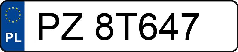 Numer rejestracyjny PZ 8T647 posiada VOLKSWAGEN TIGUAN - PZ8T647 Numer rejestracyjny PZ 8T647 posiada VOLKSWAGEN TIGUAN - PZ8T647
