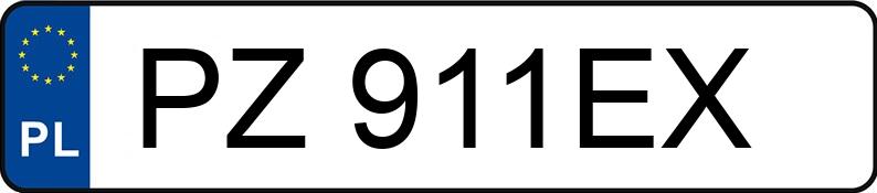 Numer rejestracyjny PZ 911EX posiada VOLKSWAGEN GOLF - PZ911EX Numer rejestracyjny PZ 911EX posiada VOLKSWAGEN GOLF - PZ911EX