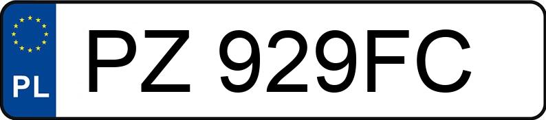 Numer rejestracyjny PZ 929FC posiada PEUGEOT 206 - PZ929FC Numer rejestracyjny PZ 929FC posiada PEUGEOT 206 - PZ929FC