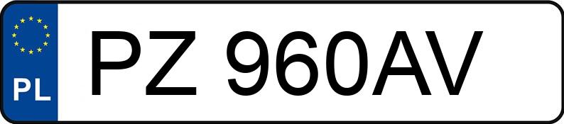 Numer rejestracyjny PZ 960AV posiada OPEL CORSA-D - PZ960AV