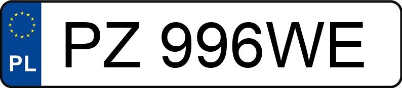 Numer rejestracyjny PZ 996WE posiada FLIEGL DHKA 390 - PZ996WE