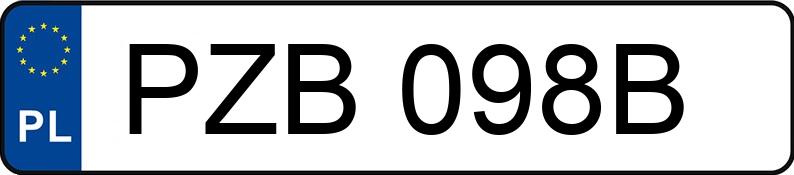 Numer rejestracyjny PZB 098B posiada OPEL Vectra B 1.6i Kat. MR`95 Komfort - PZB098B Numer rejestracyjny PZB 098B posiada OPEL Vectra B 1.6i Kat. MR`95 Komfort - PZB098B