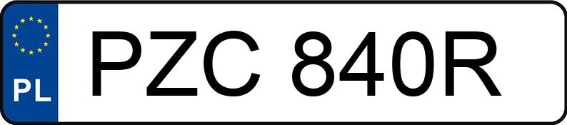 Numer rejestracyjny PZC 840R posiada DAEWOO Nexia 1.5 Kat. GL - PZC840R Numer rejestracyjny PZC 840R posiada DAEWOO Nexia 1.5 Kat. GL - PZC840R
