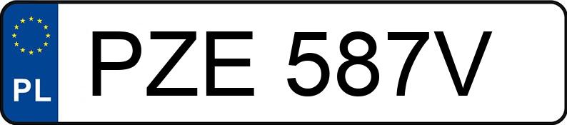 Numer rejestracyjny PZE 587V posiada OPEL Astra II 1.4 MR`98 Club - PZE587V Numer rejestracyjny PZE 587V posiada OPEL Astra II 1.4 MR`98 Club - PZE587V