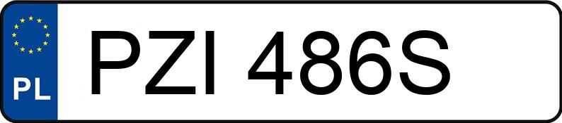 Numer rejestracyjny PZI 486S posiada FIAT 126P - PZI486S Numer rejestracyjny PZI 486S posiada FIAT 126P - PZI486S