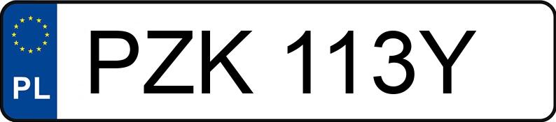 Numer rejestracyjny PZK 113Y posiada DAEWOO MATIZ - PZK113Y Numer rejestracyjny PZK 113Y posiada DAEWOO MATIZ - PZK113Y