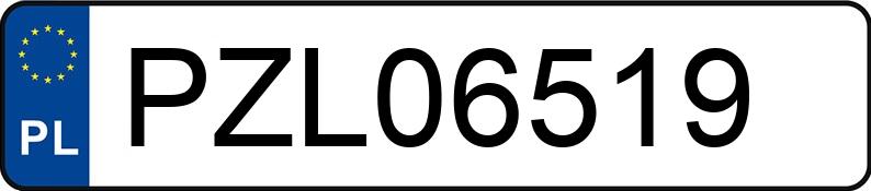 Numer rejestracyjny PZL 06519 posiada VOLKSWAGEN GOLF - PZL06519