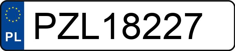 Numer rejestracyjny PZL 18227 posiada BMW X REIHE - PZL18227