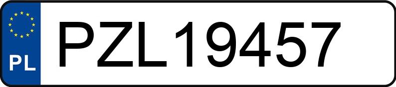 Numer rejestracyjny PZL 19457 posiada OPEL INSIGNIA LIMOUSINE NB - PZL19457