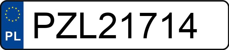Numer rejestracyjny PZL 21714 posiada OPEL ASTRA - PZL21714