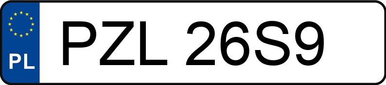 Numer rejestracyjny PZL 26S9 posiada AUDI A6 - PZL26S9 Numer rejestracyjny PZL 26S9 posiada AUDI A6 - PZL26S9