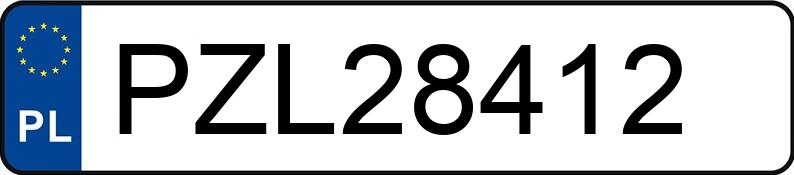 Numer rejestracyjny PZL 28412 posiada AUDI A4 - PZL28412
