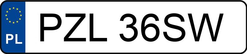 Numer rejestracyjny PZL 36SW posiada PEUGEOT 406 1.8 Kat. MR`98 SR - PZL36SW