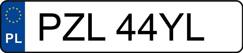 Numer rejestracyjny PZL 44YL posiada RENAULT Megane 1.6 MR`96 RT - PZL44YL