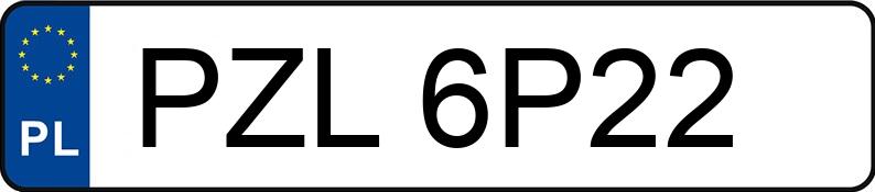 Numer rejestracyjny PZL 6P22 posiada RENAULT TWINGO - PZL6P22