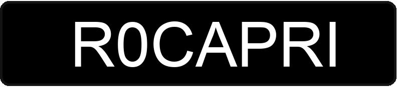Numer rejestracyjny R0CAPRI posiada FORD CAPRI 2,0