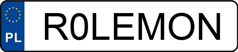 Numer rejestracyjny R0LEMON posiada AUDI A4
