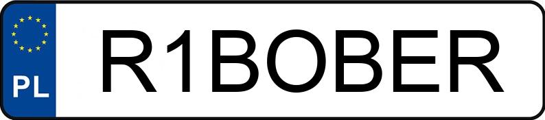 Numer rejestracyjny R1BOBER posiada BMW 645CI