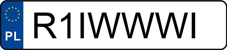 Numer rejestracyjny R1IWWWI posiada MERCEDES-BENZ G 63 AMG MR`18 E6d W463 G 63 AMG MR`18 E6d W463