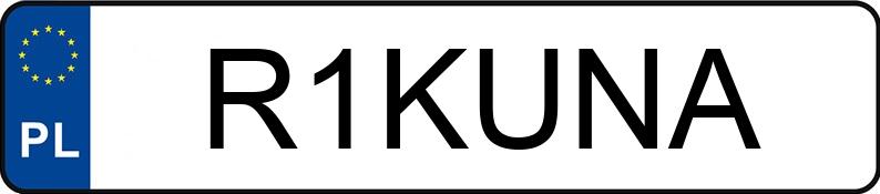 Numer rejestracyjny R1KUNA posiada BMW X3 Numer rejestracyjny R1KUNA posiada BMW X3