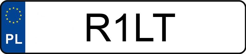 Numer rejestracyjny R1LT posiada RAM RAM 1500 Numer rejestracyjny R1LT posiada RAM RAM 1500