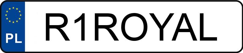 Numer rejestracyjny R1ROYAL posiada LINCOLN Navigator 5.4 2WD