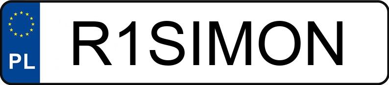 Numer rejestracyjny R1SIMON posiada BMW X5 XDRIVE 35I