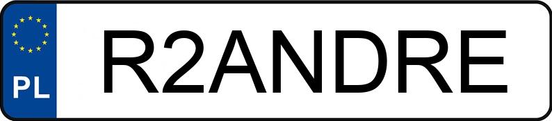 Numer rejestracyjny R2ANDRE posiada VOLKSWAGEN PASSAT