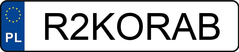 Numer rejestracyjny R2KORAB posiada MERCEDES-BENZ SLC 43 AMG MR`16 E6 172 AMG