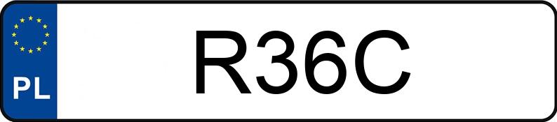 Numer rejestracyjny R36C posiada NISSAN Rogue 2.5 MR`07 SL AWD