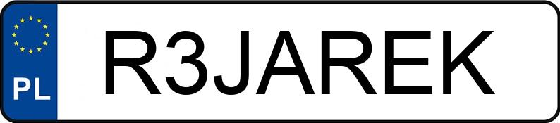 Numer rejestracyjny R3JAREK posiada VOLVO FH Numer rejestracyjny R3JAREK posiada VOLVO FH