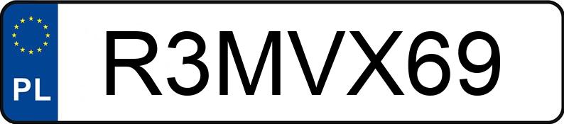 Numer rejestracyjny R3MVX69 posiada BMW 330 3.0 TD Numer rejestracyjny R3MVX69 posiada BMW 330 3.0 TD