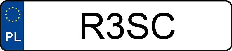 Numer rejestracyjny R3SC posiada AUDI Q3 MR`15 E6 8U Sport S tronic