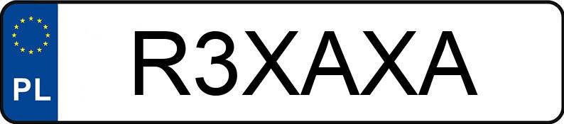 Numer rejestracyjny R3XAXA posiada SEAT LEON 2.0 CUPRA R
