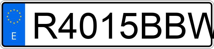 Numer rejestracyjny R4015BBW posiada ACM MACHINERY C