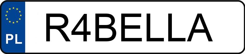 Numer rejestracyjny R4BELLA posiada BMW 420D Numer rejestracyjny R4BELLA posiada BMW 420D