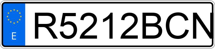 Numer rejestracyjny R5212BCN posiada GOES 180 Numer rejestracyjny R5212BCN posiada GOES 180