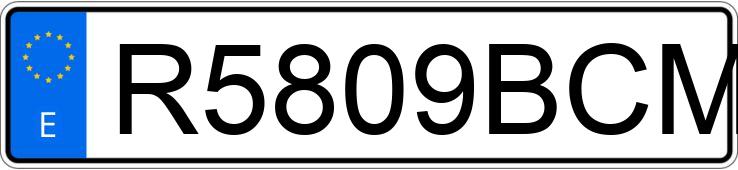 Numer rejestracyjny R5809BCM posiada ALPEX HOBBY Numer rejestracyjny R5809BCM posiada ALPEX HOBBY